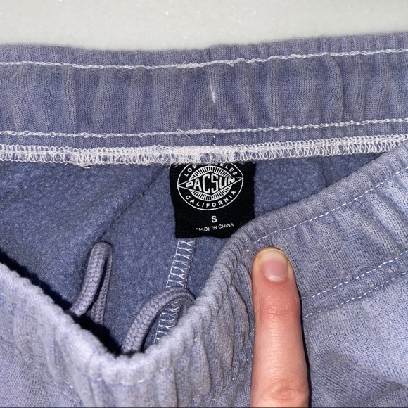Periwinkle Pacsun Sweatpants - Picture 2 of 4